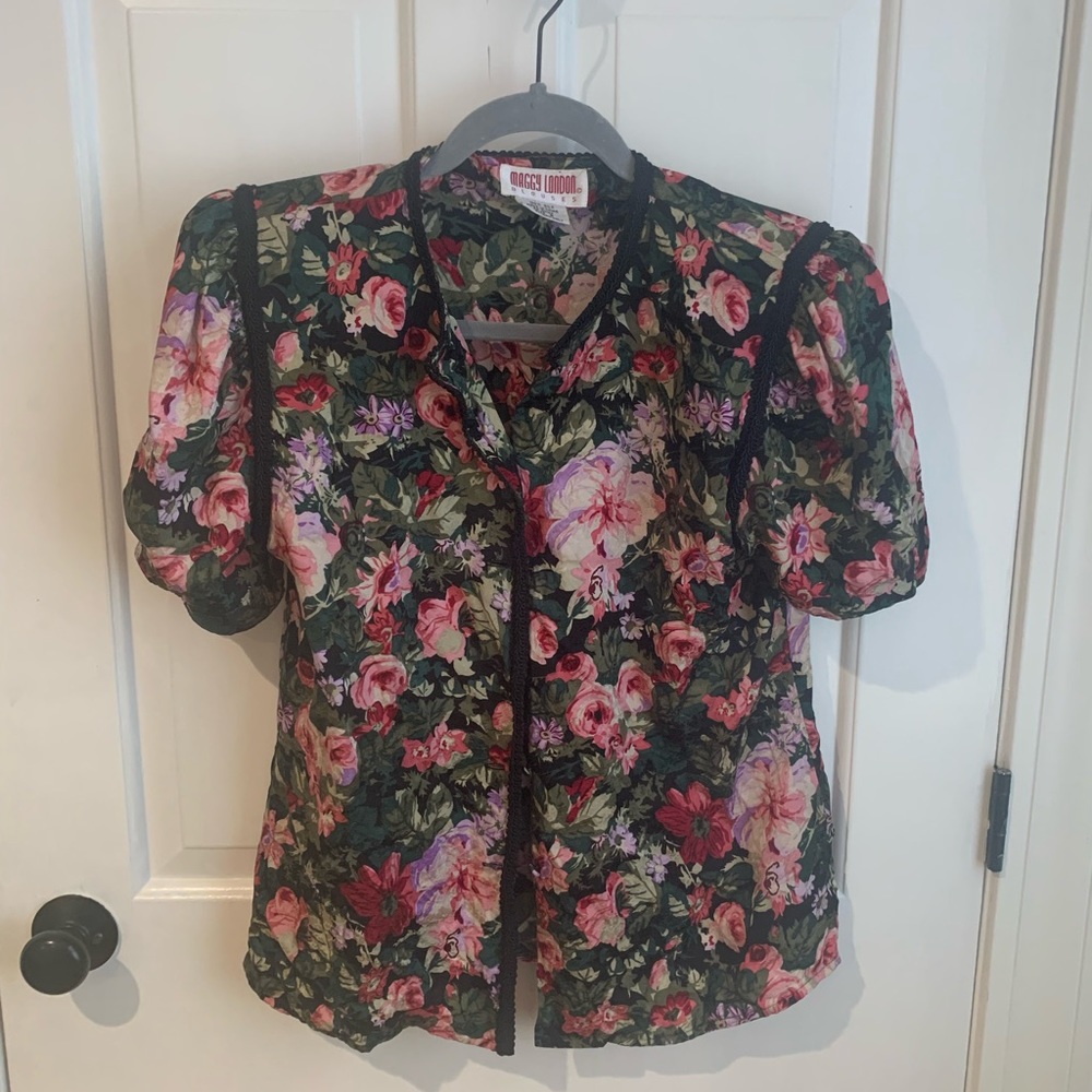 Vintage silk top